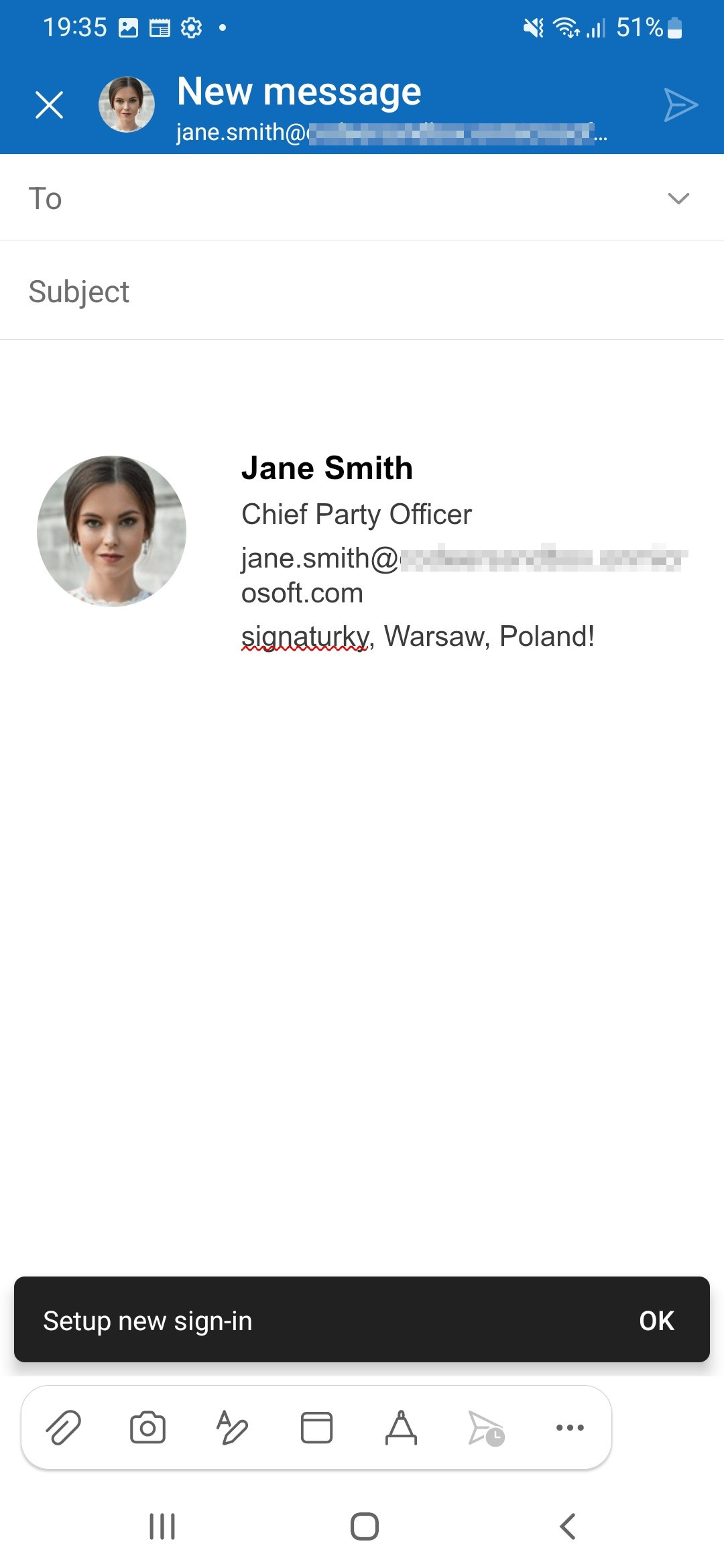 Outlook add-in on Android